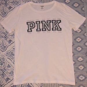 PINK bedazzled shirt